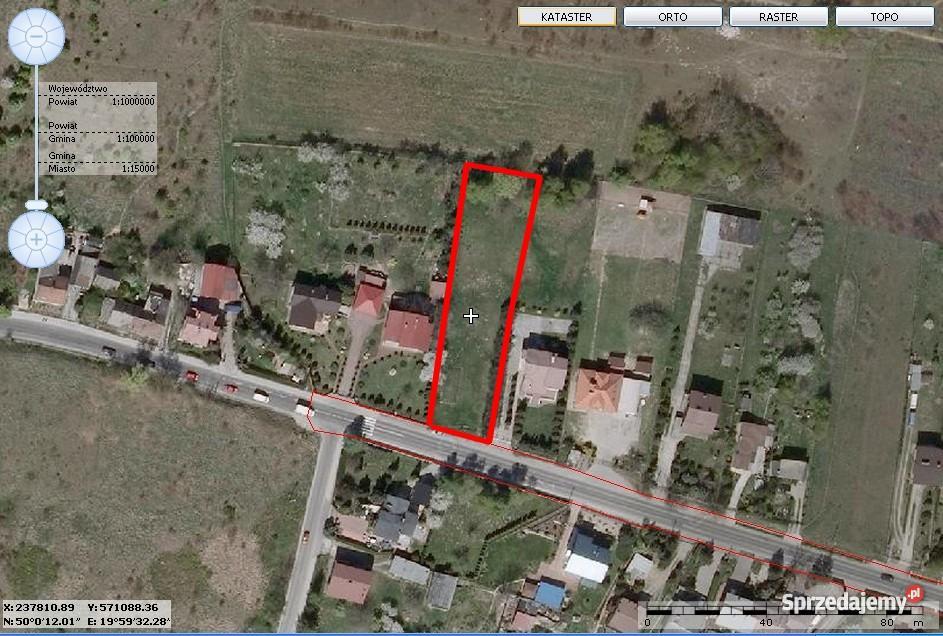 Kraków Kosocicka Działka budowlana 2119 ara małopolskie