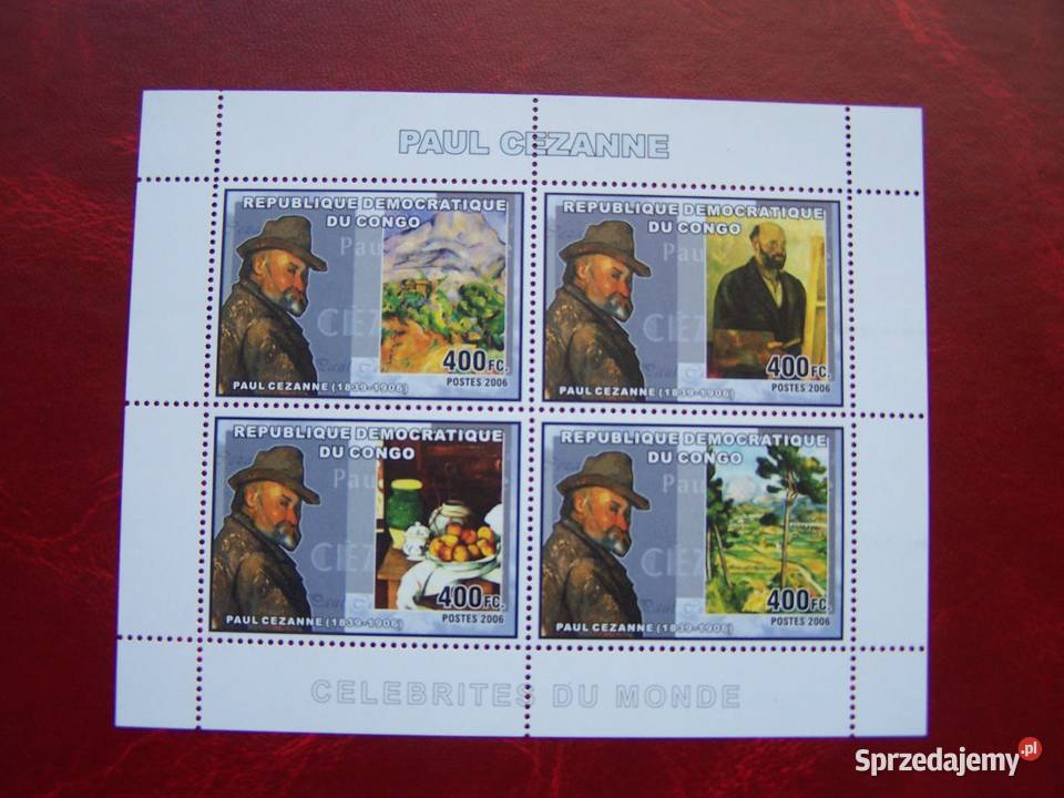 Kongo 2006MNH Malarstwo Paul Cezanne