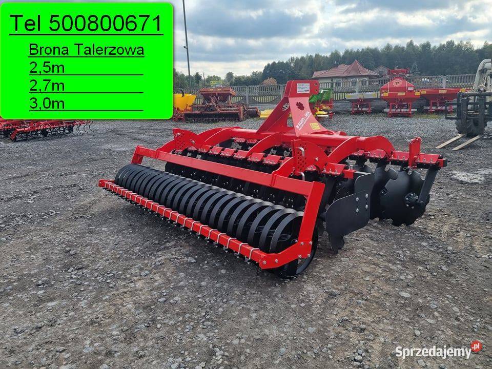 Brona Talerzowa Agregat 25m 27m 30m nieuszkodzony Brony Gostyń
