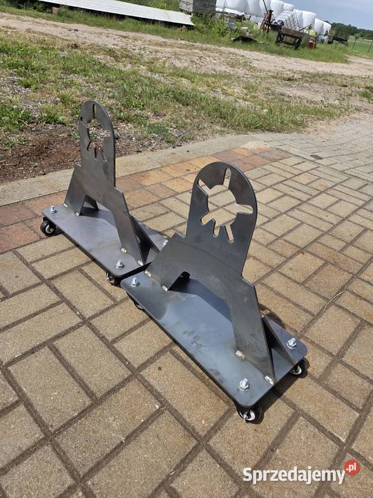 2x Kobyłki samochodowe Wózki Stojaki Na kółkach mazowieckie Majdan