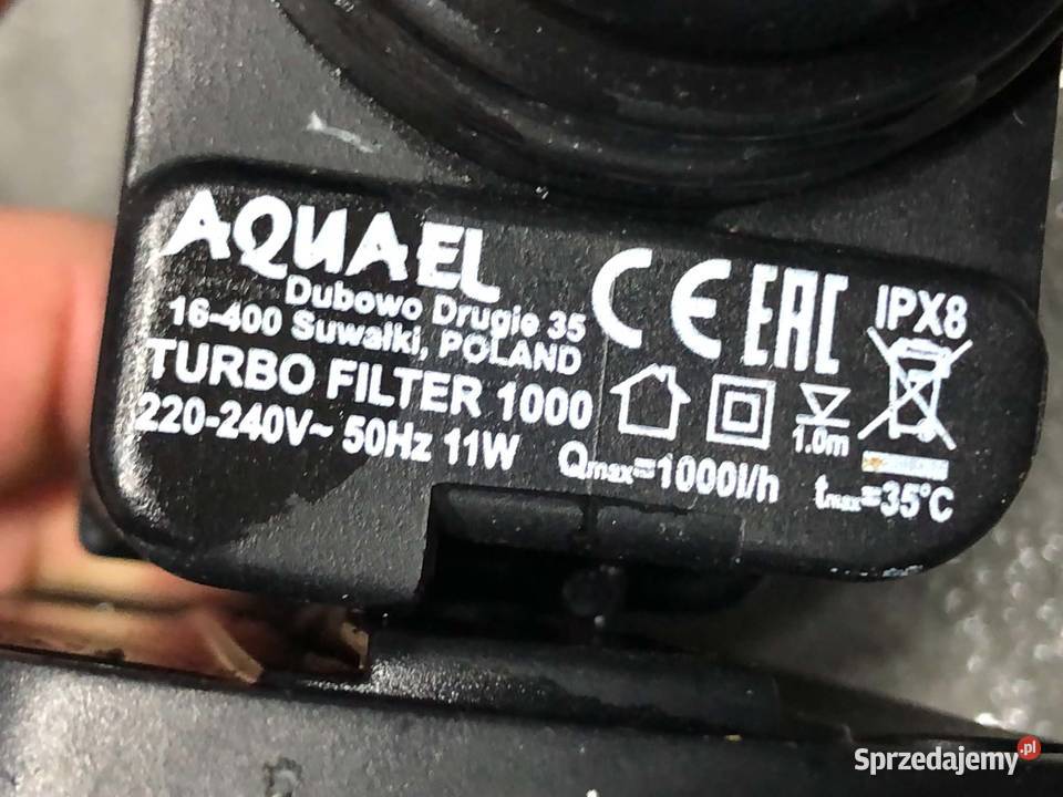 Aquael turbo filter 1000 1000 Lh łódzkie