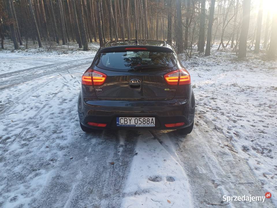 Kia Rio 2015 12 FV VAT 23 Grzane fotele Bydgoszcz sprzedam