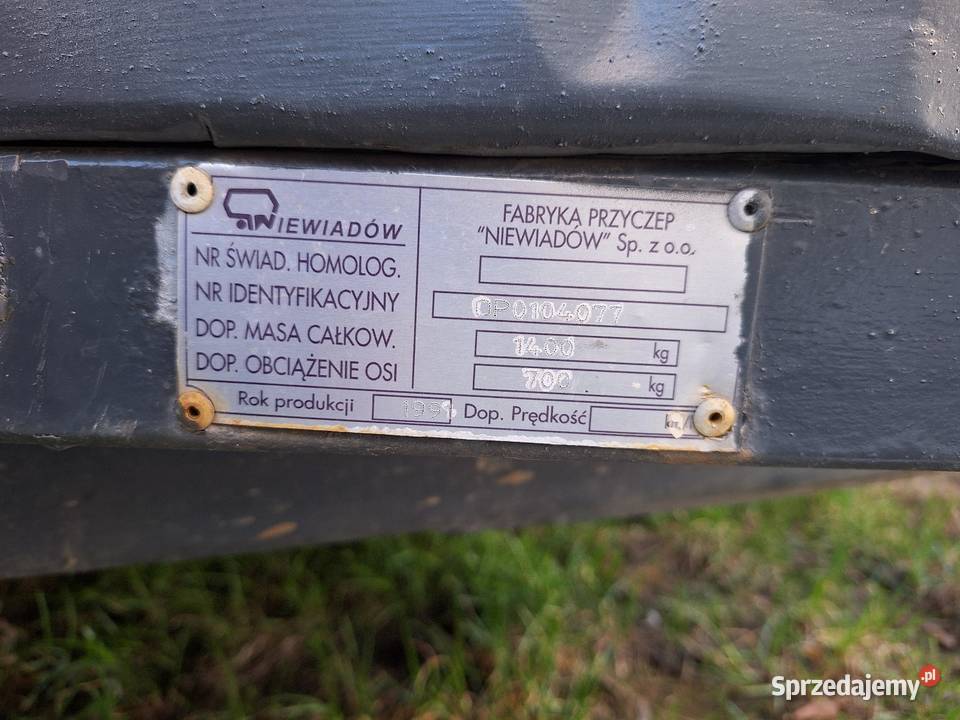 Przyczepa niewiadów Drewnica