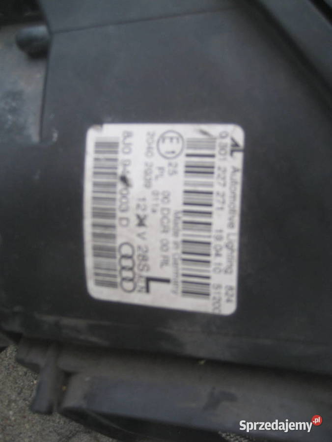 audi tt 0610r lampa przód lewa xenon 8j0941003d lewe Rakoniewice