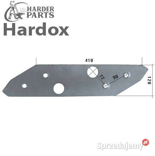 Płoza długa HARDOX 173388P części do pługa Suwałki