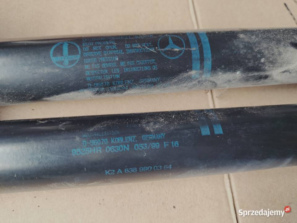 SIŁOWNIK TELESKOP KLAPY MERCEDES VITO W638 Kamień-Kolonia