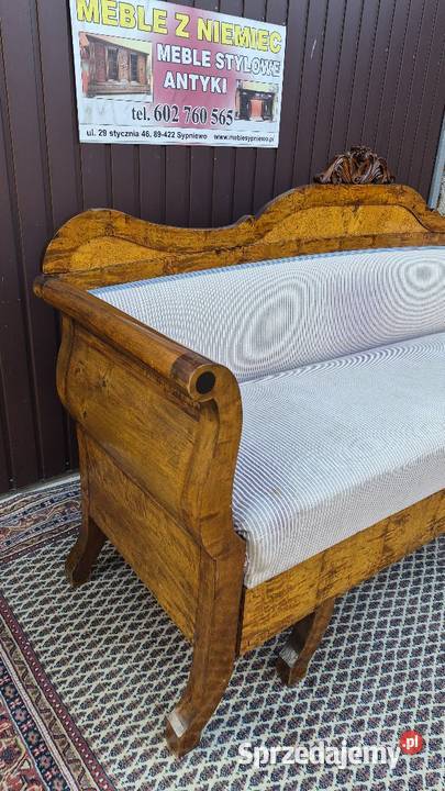 Stara sofa stylowa biedermeier antyk ze Szwecji Sypniewo
