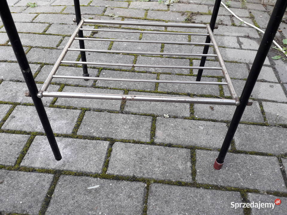 Stolik gazetnik wysoki połysk z lampą Warszawa