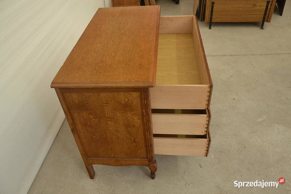 komoda ludwikowska z szufladami łódzkie Poddębice