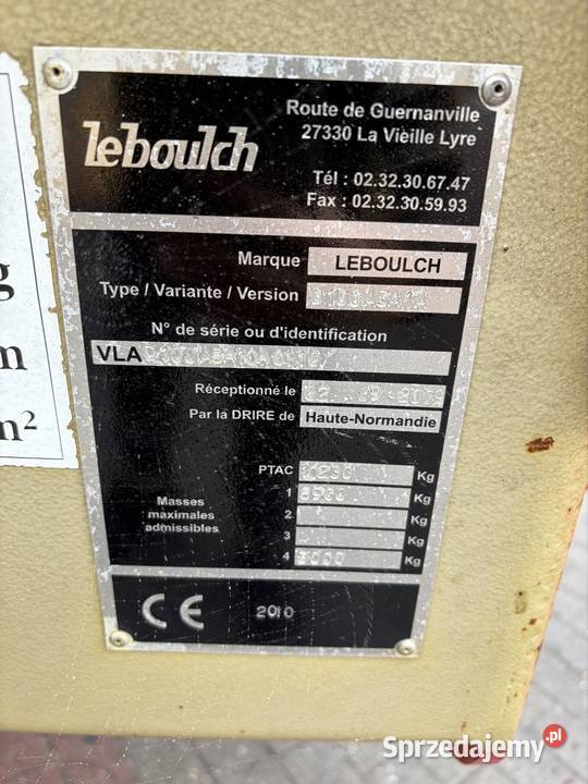 Rozrzutnik obornika Le Boulch Goliath 102 Myszyniec