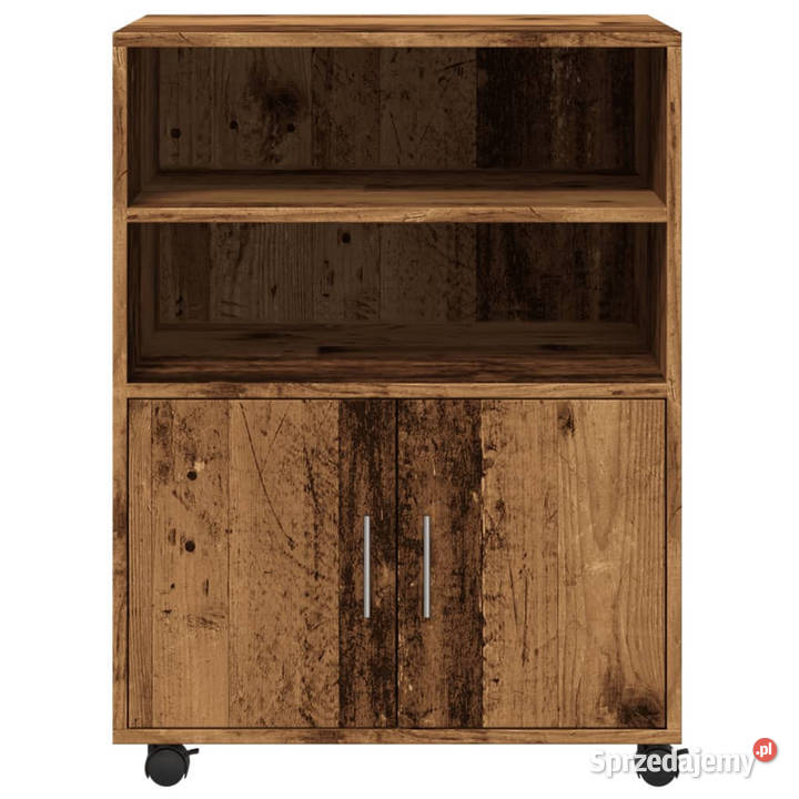 Szafka na kółkach stare drewno 60x48x81 WM853171 Warszawa