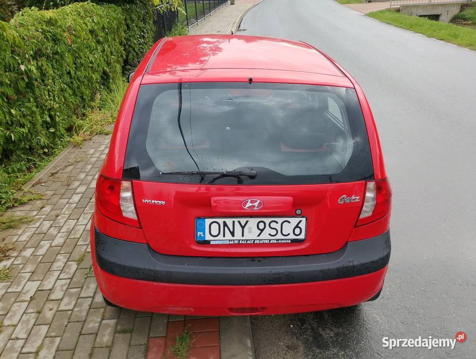 Hyundai Getz 11 czerwony opolskie Nysa