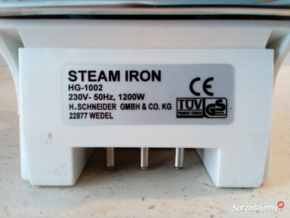 Żelasko bezprzewodowe Steam Iron o mocy 1200 W AGD drobne Konin