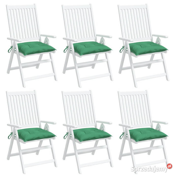 Poduszki na palety 6 zielone 50x50x7 tkanina Warszawa