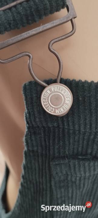 sukienka ogrodniczka ciemnozielona PULLBEAR r S lubelskie Zamość sprzedam