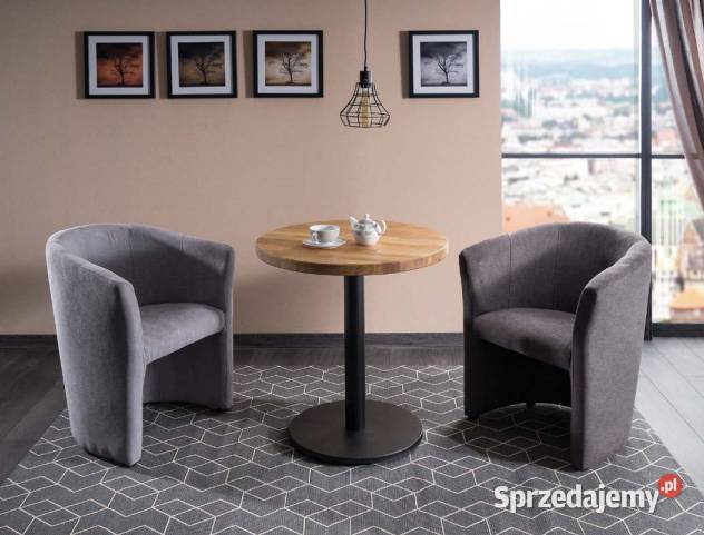 Stół Loftowy PURO II Lity Dąb Dom i Ogród Tarnów