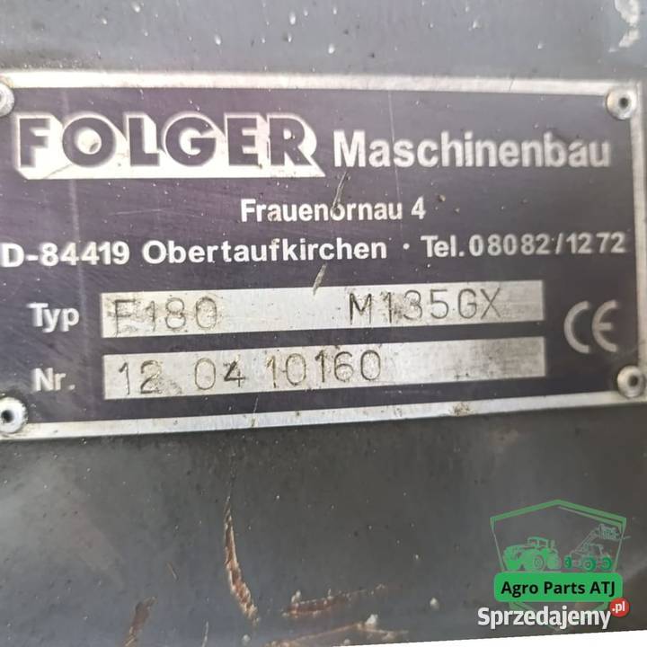 Przedni TUZ Folger Skrzynia WOM Kubota M 135 GX Ciechanowiec
