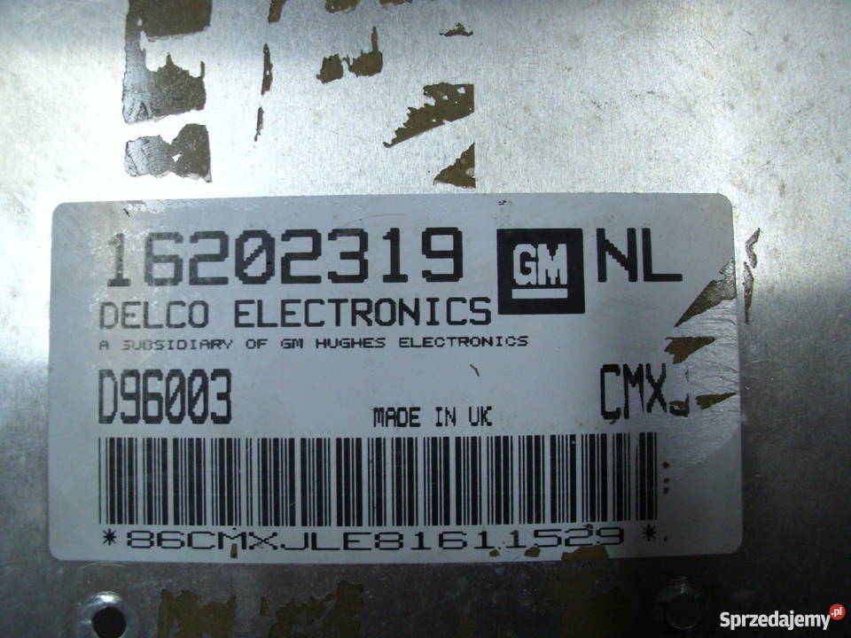 KOMPUTER SILNIKA OPEL VECTRA B 16 16202319 IMMO Lubin sprzedam