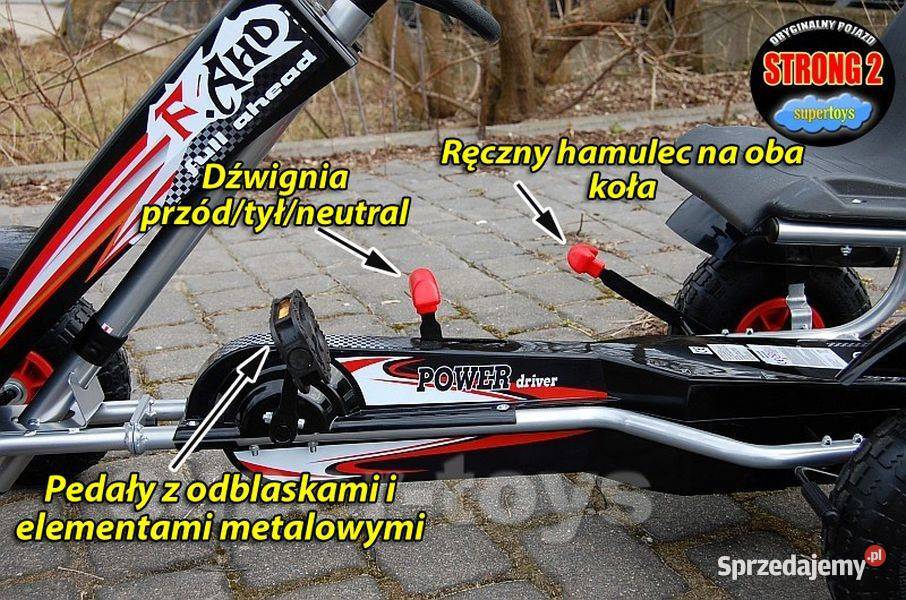 MEGA GOKART POMPOWANE KOŁA 512 lat do 60 83 Pojazdy elektryczne i spalinowe