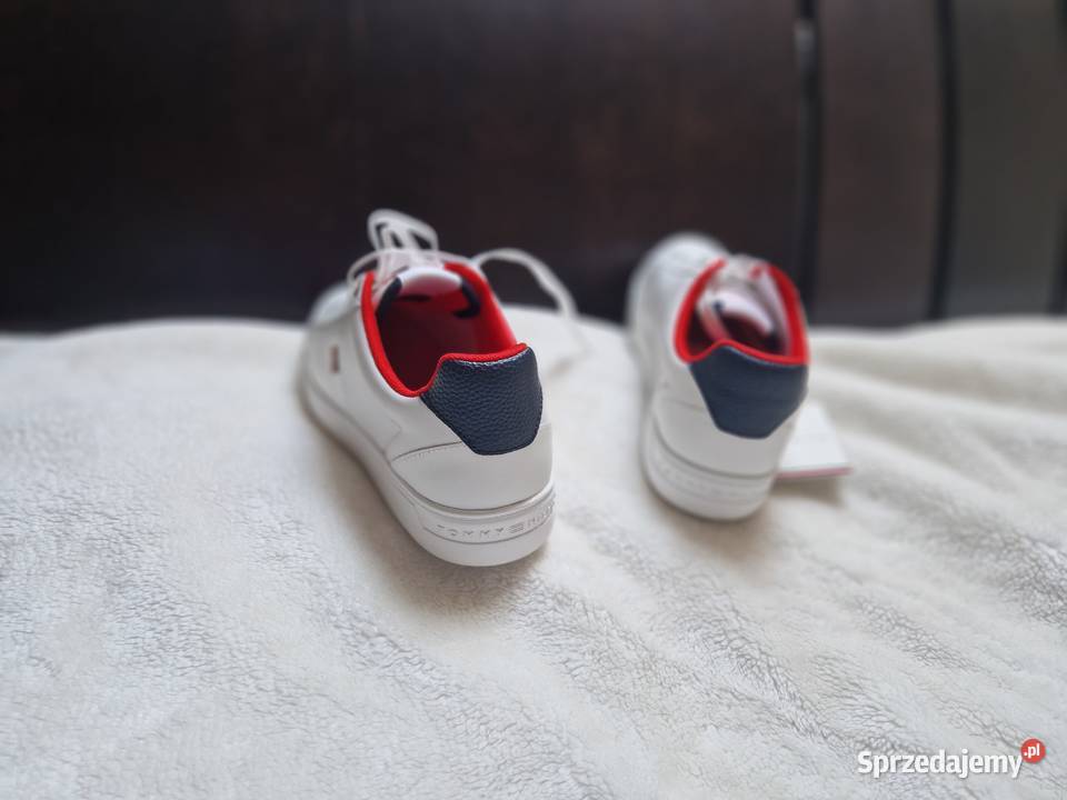 Nowe białe buty sportowe Sneakersy damskie Tommy Bibice