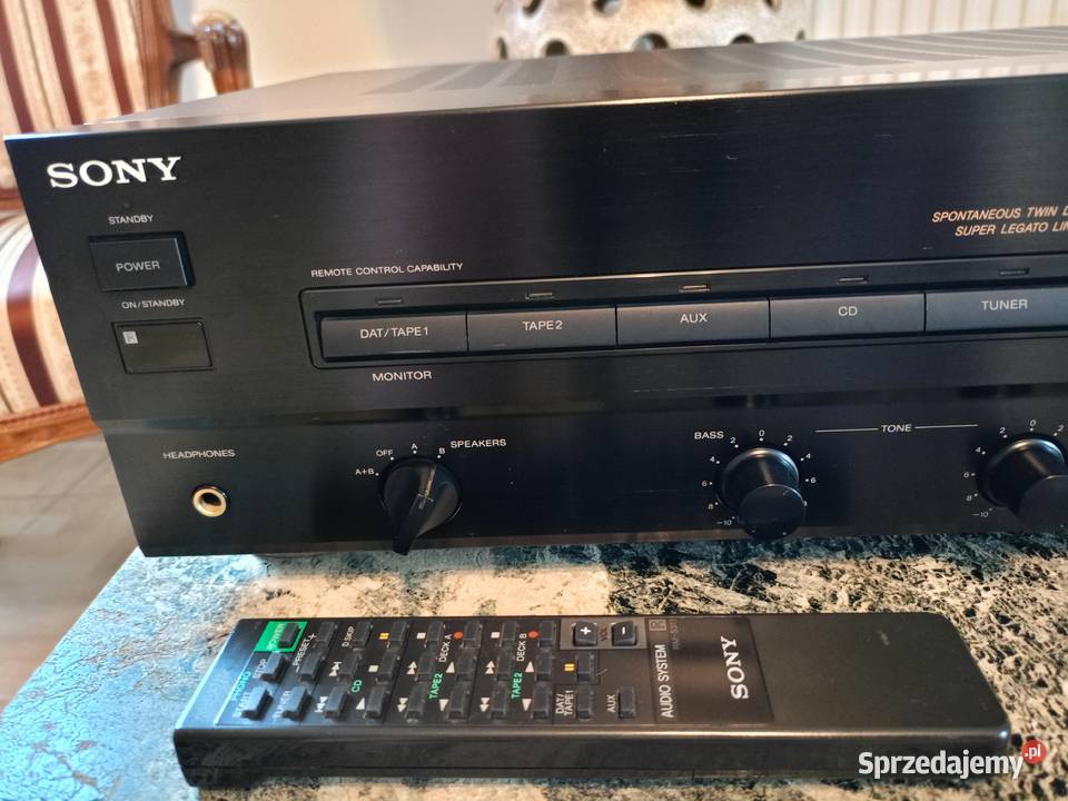 Wzmacniacz SONY F319R z pilotem Japan Drawski Młyn