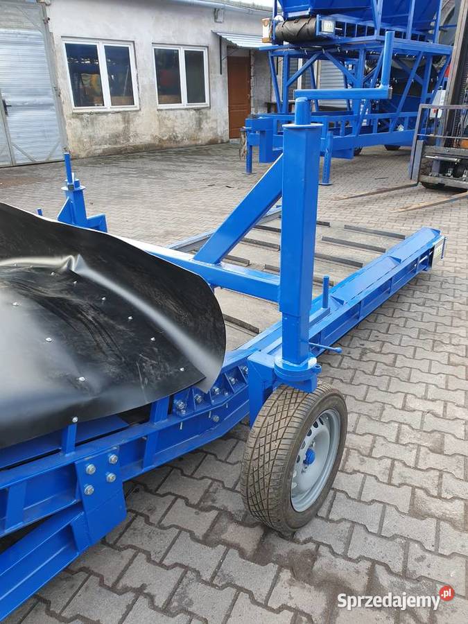 Przenośnik taśmowy Taśmociąg rozładunek wagonów Środa Wielkopolska