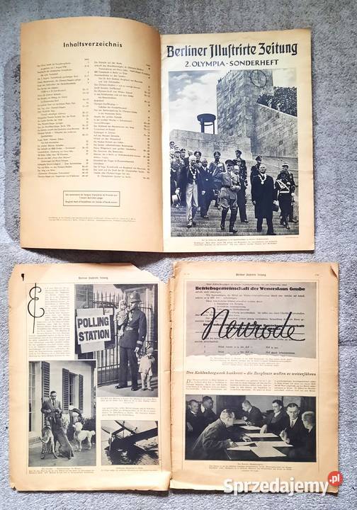 Stare Przedwojenne Gazety Olimpiada 1936 Gliwice