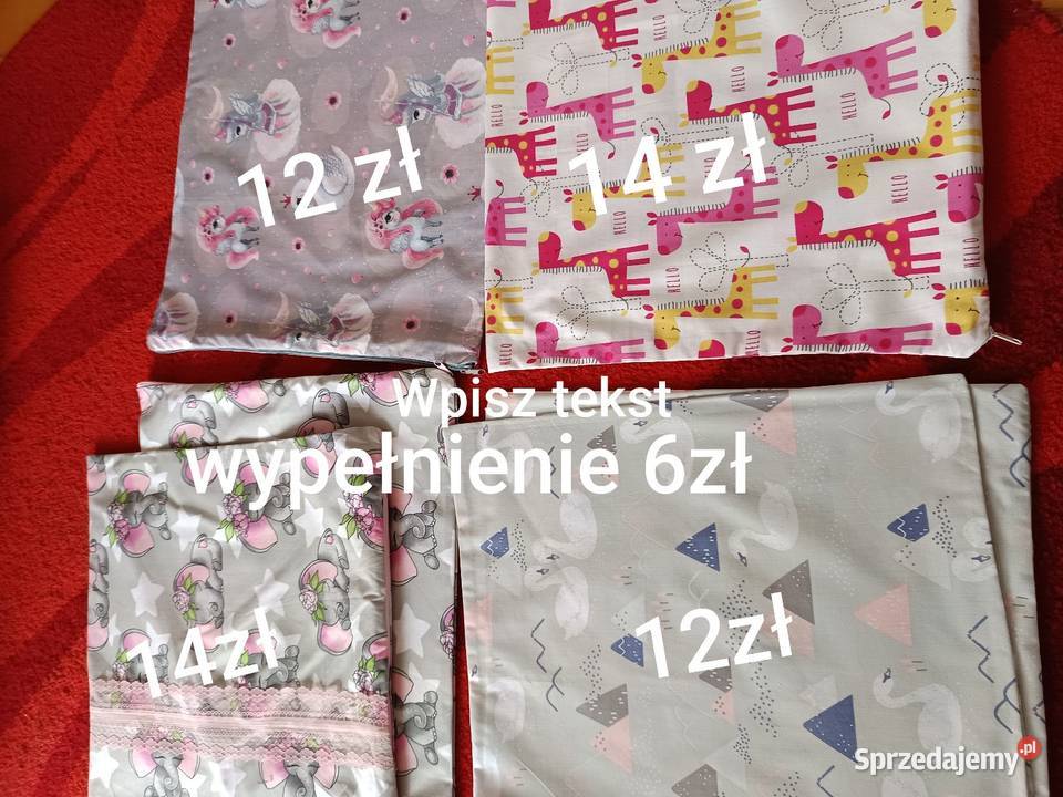Sprzedam poszewki na poduszki może być z wkładem Łuków