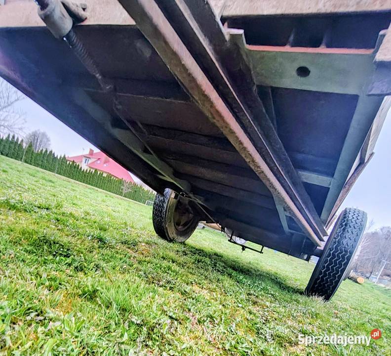 Przyczepka leśna Kołówka do traktora nieuszkodzony podkarpackie Błażowa sprzedam