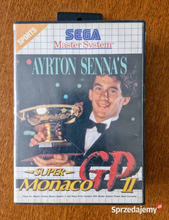 Sega Master System Ayrton Sennas Super Monaco GP Polanów