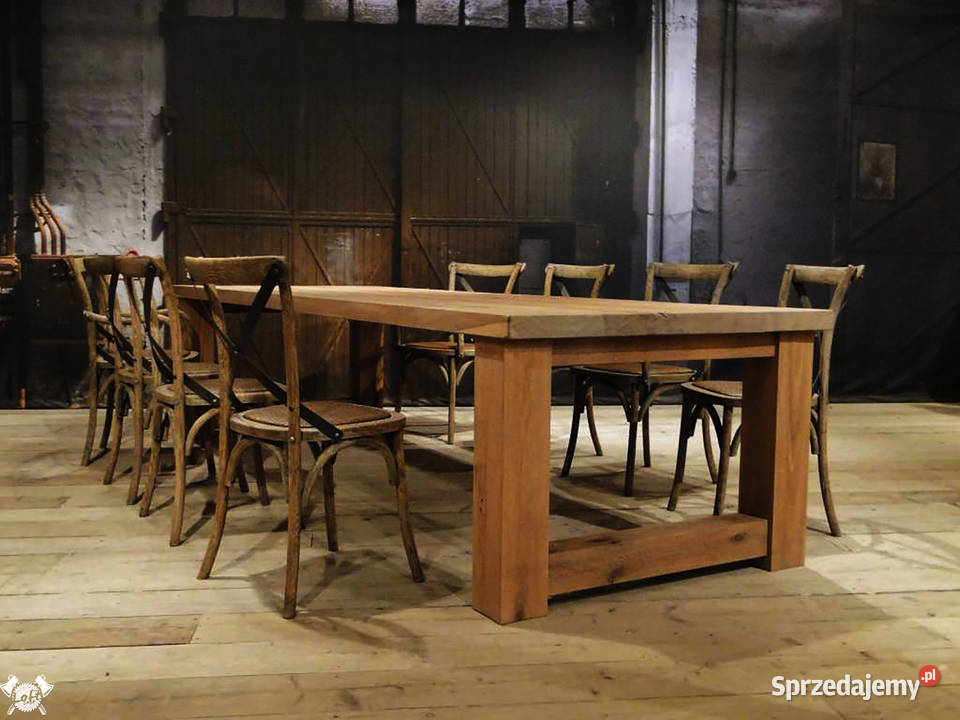 Stół drewniany industrialny MONTANA 180100 Stoły Jelcz-Laskowice sprzedam