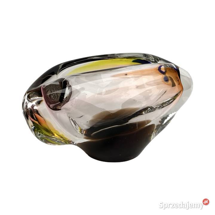 Popielniczka szklana proj Jozef Rozinek Warszawa