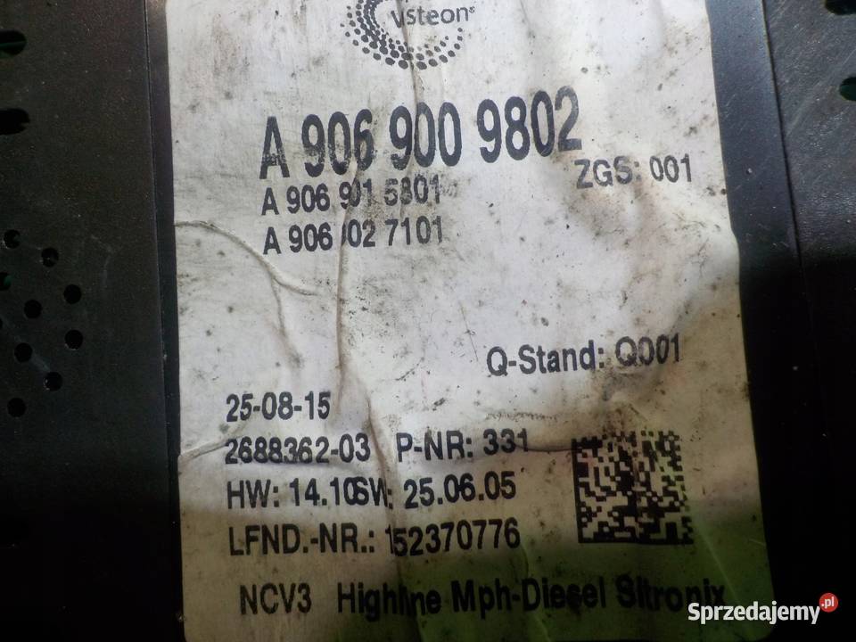 MERCEDES SPRINTER II W906 22 CDI LIFT 15r VAN Suków