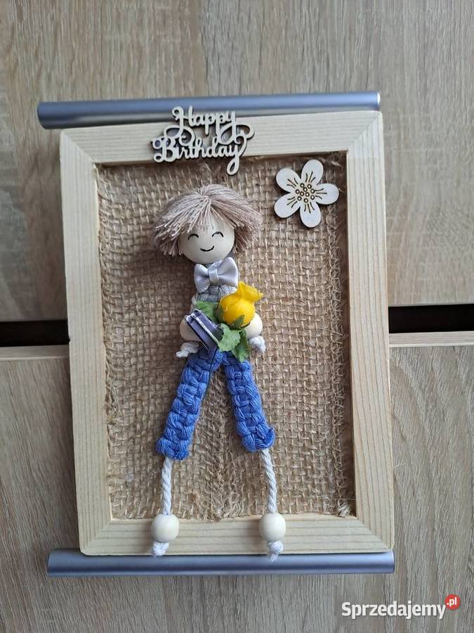 25 makrama chłopiec Rękodzieło Wrocław