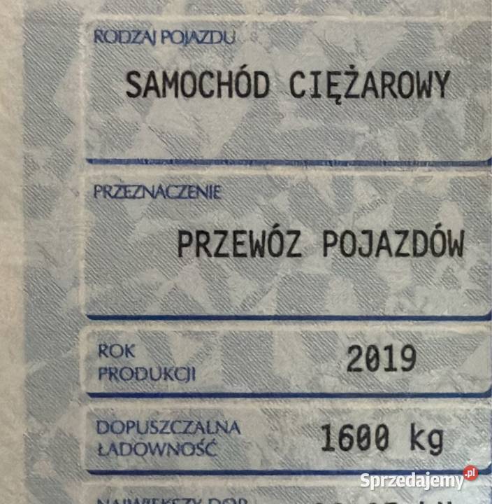 Mercedes Sprinter 2020 Sobiesiernie