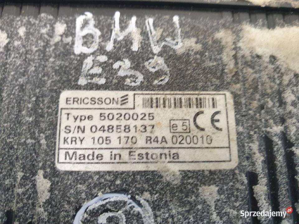 BMW E39 STEROWNIK AUDIO ERICSSON 5020025 Rudka