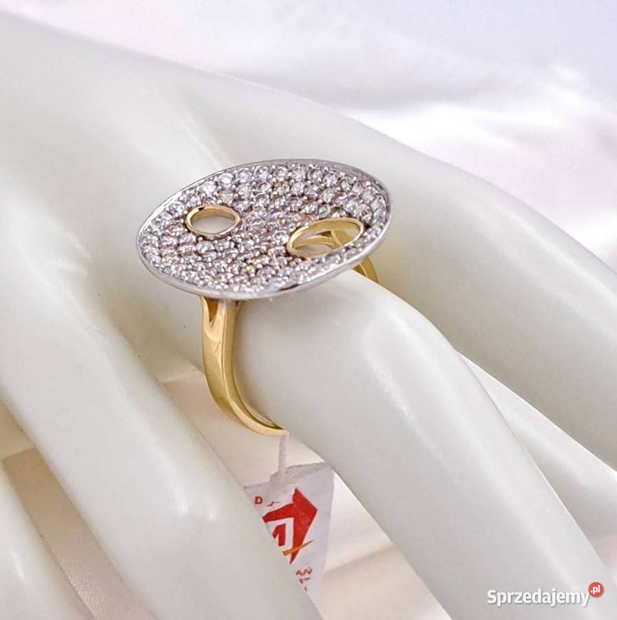 Pierścionek r17 Złoty pr585 Glamour Z661 Poznań sprzedam