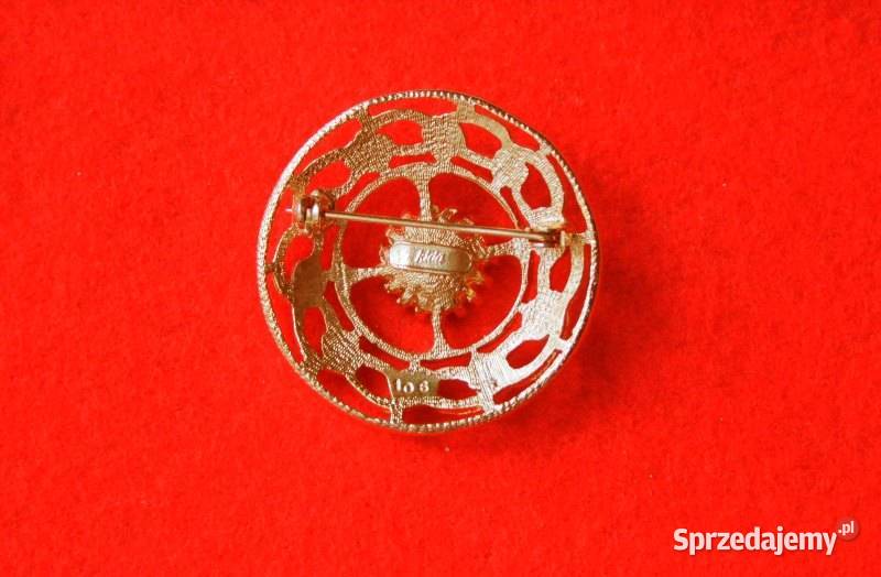 Stara angielska broszka z napisem Rida Ozdoby Ochojno