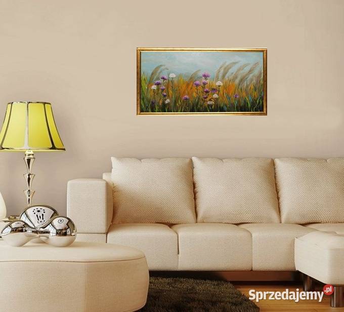 Obraz olejny Łączka z ostami Dom i Ogród Lublin