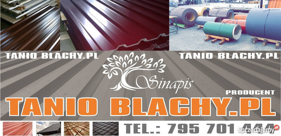 Blacha trapezowa blachodachówka TANIO BLACHY mazowieckie sprzedam