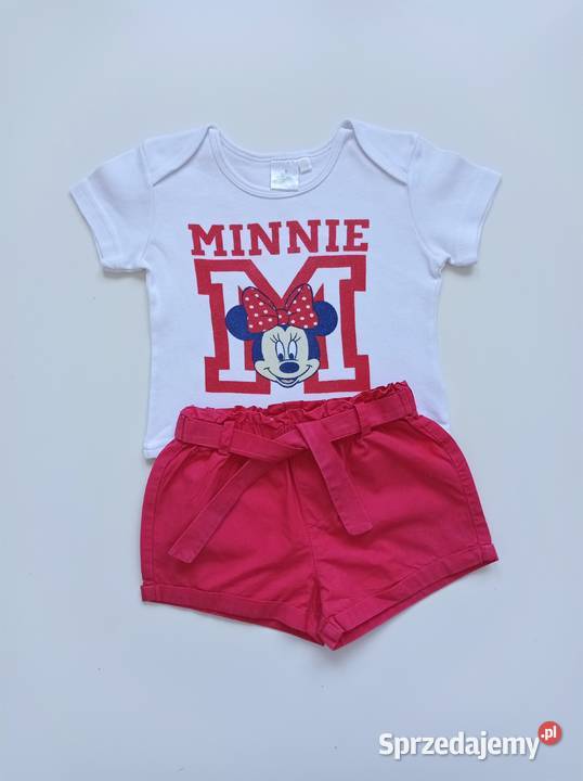 Komplet lato Minnie Mouse Disney 5 10 15 74 śląskie Katowice