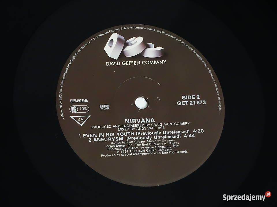 Nirvana Smells Like Teen Spirit MAXISINGLE 12