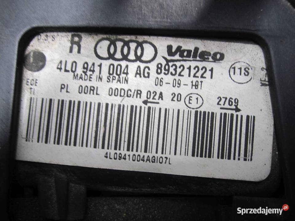 AUDI Q7 4L I 08r lampa prawa przód 4L0941004AG Kielce