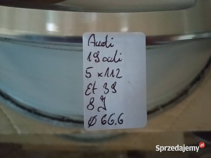 Felgi Audi 19 5x112 et39 8J Q5 Q3 A6 A8 Średnica 19" Opony i felgi świętokrzyskie Szczukowskie Górki