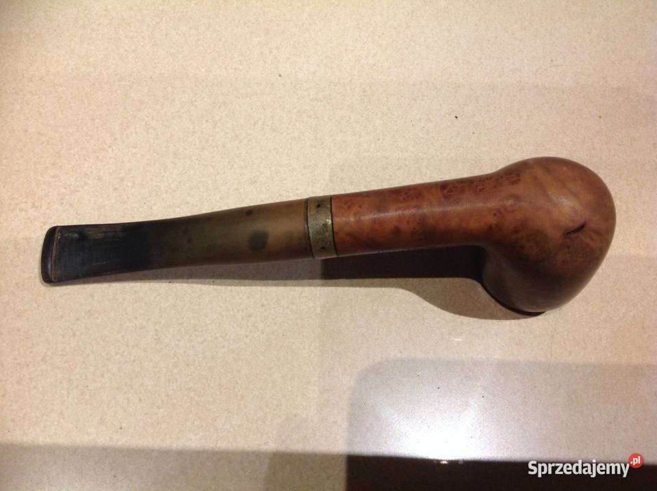 Stara Fajka Drewniana Sygnowana Nowa Sól