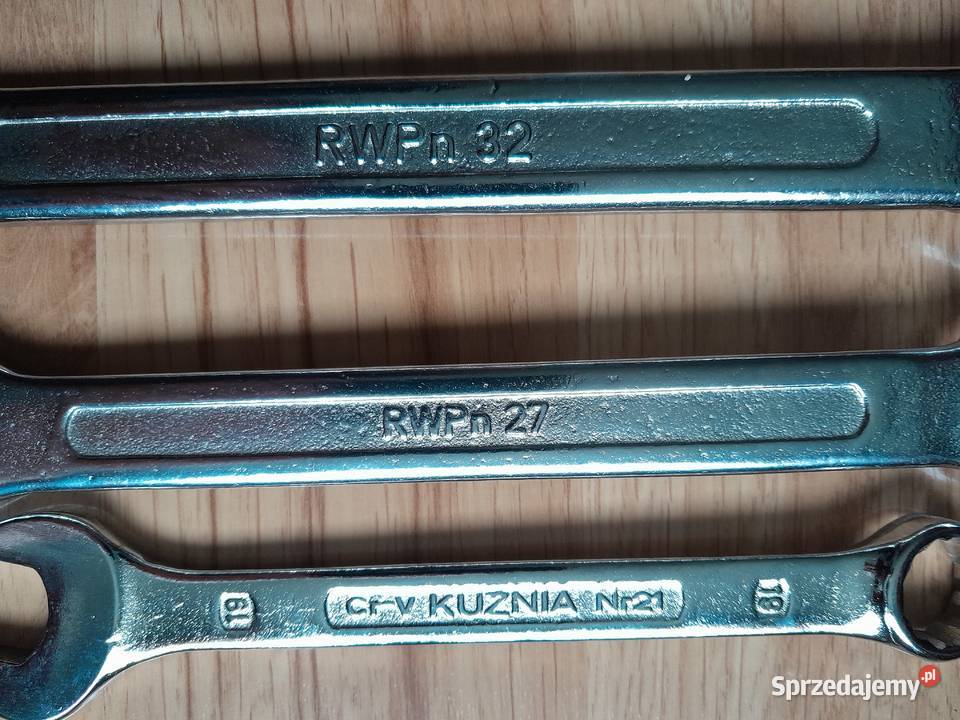 Klucz płasko oczkowy KUŹNIA RWPn 32 mm 27 mm 19 Polkowice