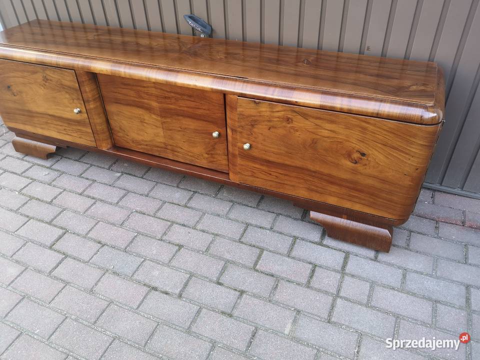 Komoda ARTDECO RTV Orzech Niska Solidna 200