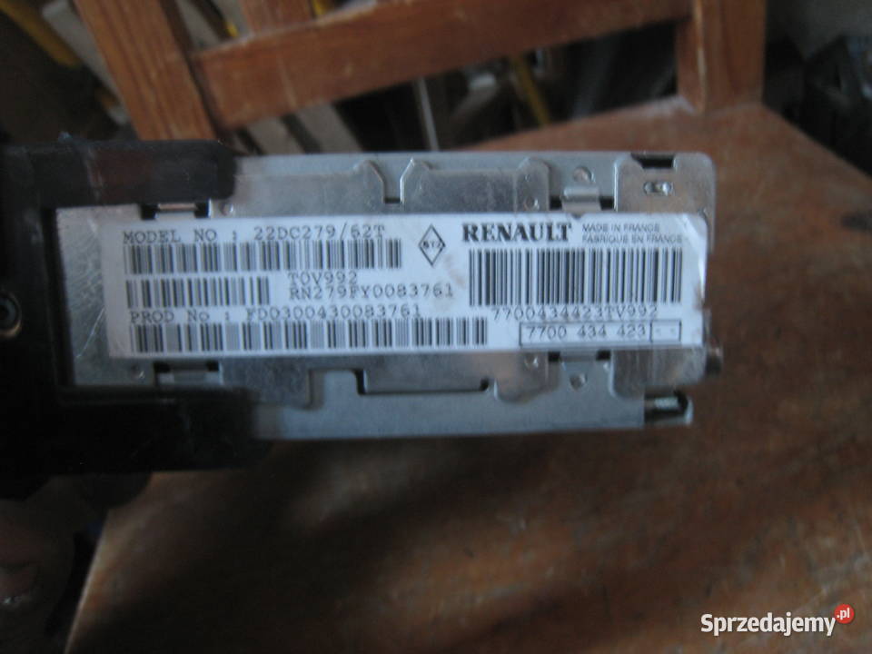 Radio oryginalne Renault 1 DIN Scenic I Megane I Kraków sprzedam