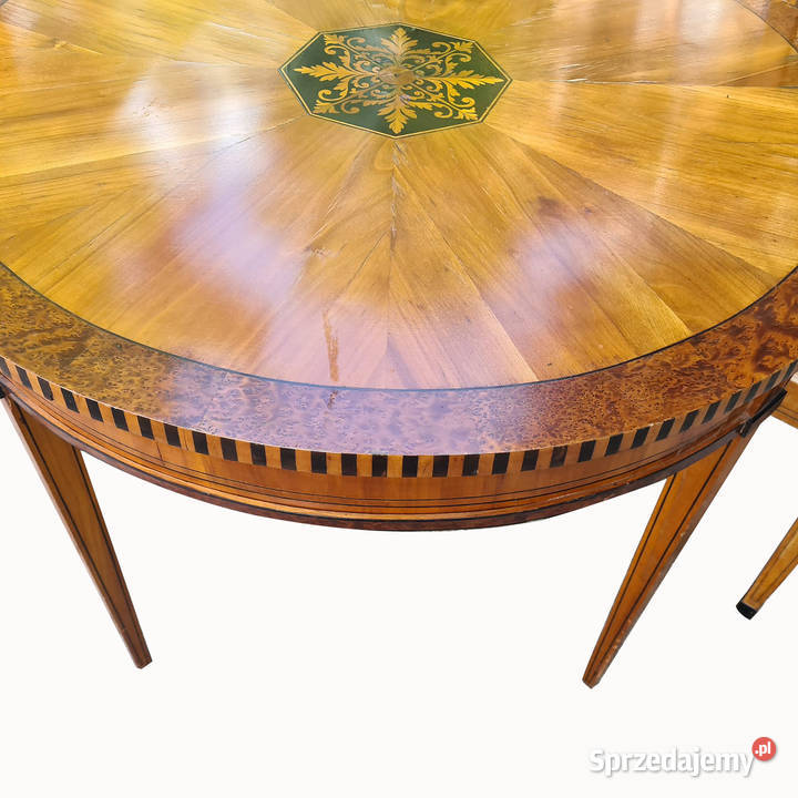 KOMPLET KAWOWY INTARSJOWANY zachodniopomorskie Szczecin