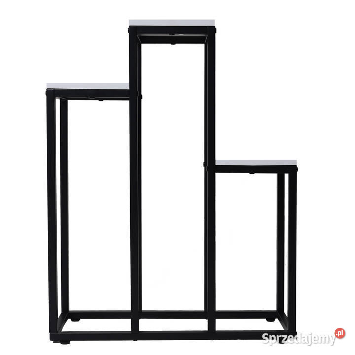 Kwietnik stojący metalowy piętrowy stojak na 3 Poznań